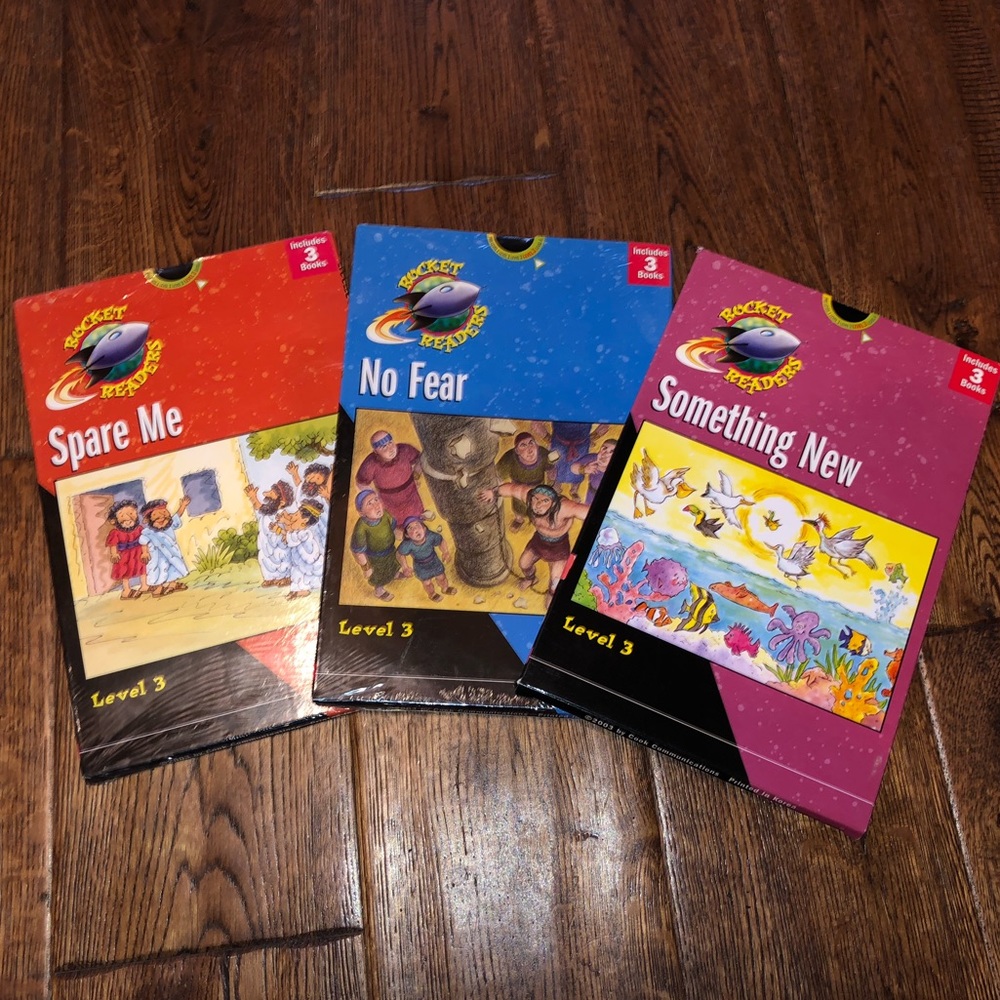 Set of Three Level 3 Rocket Readers, Brand New